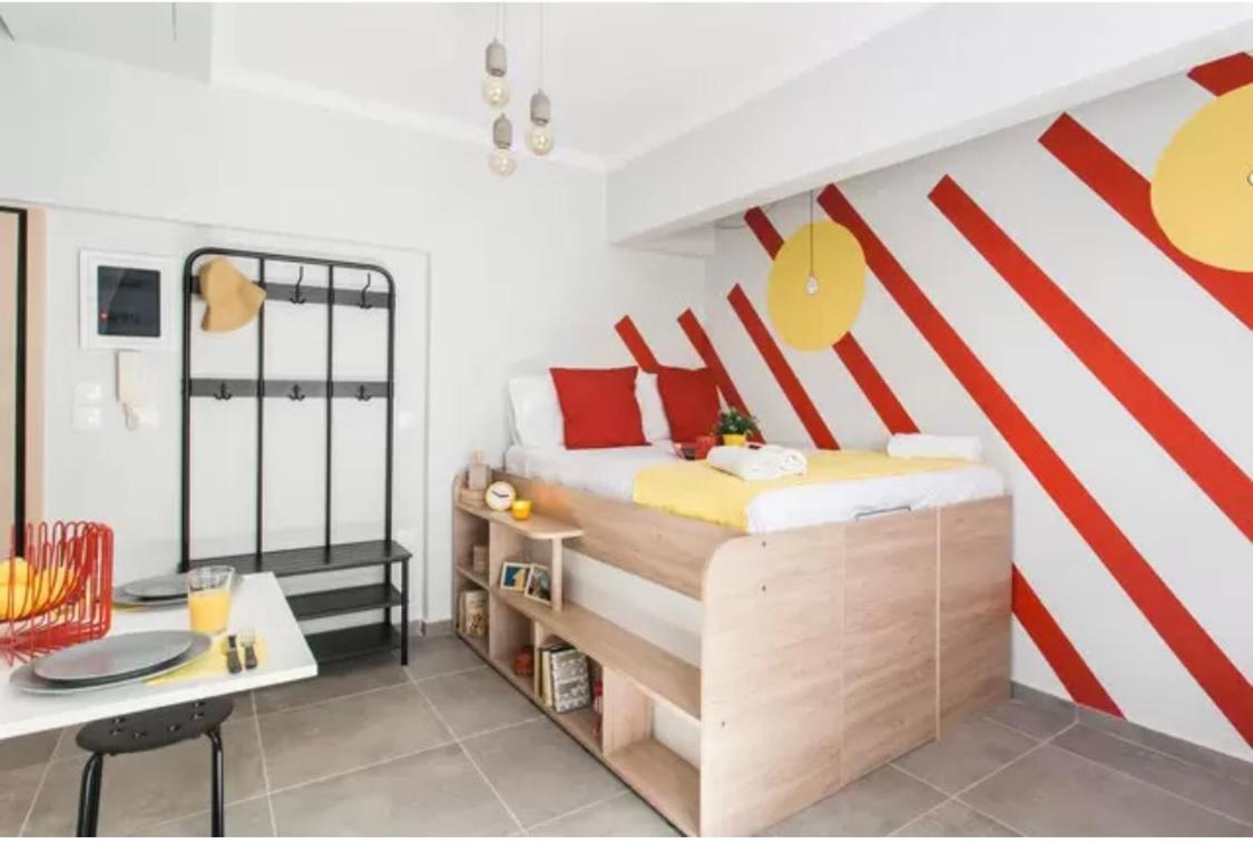 Colorful Apartment In أثينا المظهر الخارجي الصورة
